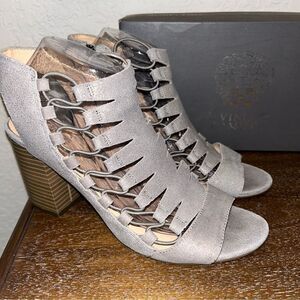 Vince Camuto Briaz Caged Block Heel Sandal Shoes